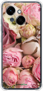 Силикон с усиленными углами чехол Розы v2 для Tecno Spark Go 1 / Pop 9 - 2320sp-3869 изображение 