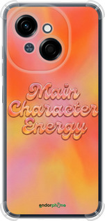 Силикон с усиленными углами чехол Aura Gradient Main Character Energy Aesthetic Y2K для Tecno Spark Go 1 / Pop 9 - 6783sp-3869 изображение 