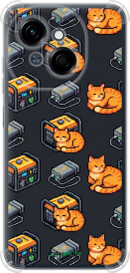 Силикон с усиленными углами чехол Autonomous Zone для Tecno Spark Go 1 / Pop 9 - 6771sp-3869 изображение 