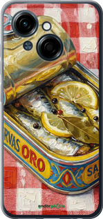 Силиконовый чехол Vintage Sardine Tin Phone для Tecno Spark Go 1 / Pop 9 - 6772u-3869 изображение 