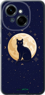 Силиконовый чехол Cute Cat Celestial/Witchy для Tecno Spark Go 1 / Pop 9 - 6787u-3869 изображение 
