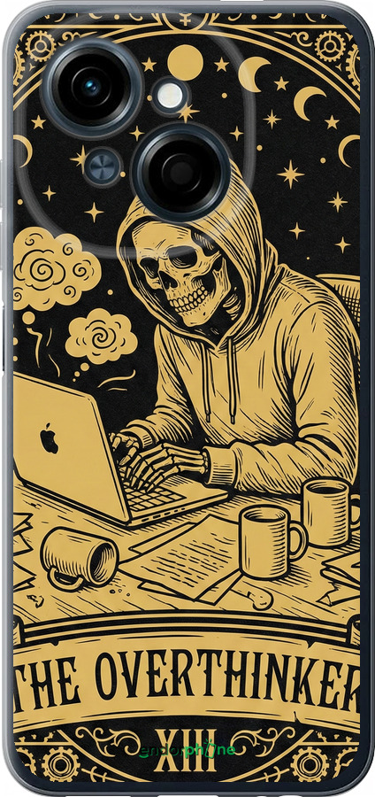 Силиконовый чехол The Overthinker для Tecno Spark Go 1 / Pop 9 - 6774u-3869 изображение 