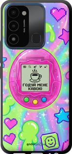 TPU чехол Y2K Aesthetic Retro Pet: Годуй мене кавою для Tecno Spark 8C KG5k - 6784b-2680 изображение 