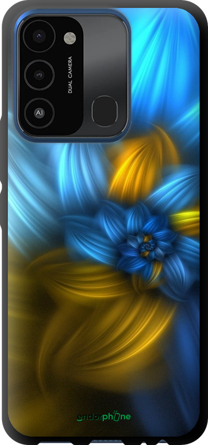

TPU чорний чохол "Візерунок 46" для Tecno Spark Go 2022 KG5m, Синій