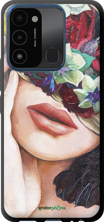 TPU чехол Head Flower для Tecno Spark Go 2022 KG5m - 4460b-2638 изображение 