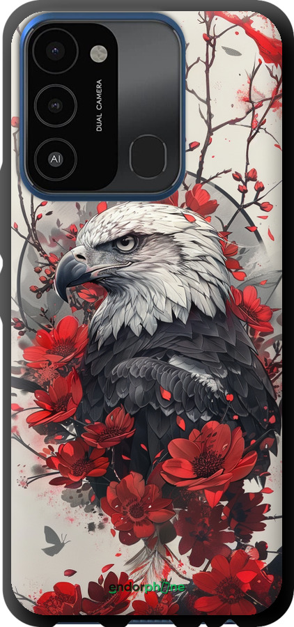 TPU чехол Рубиновый орел для Tecno Spark 8C KG5k - 6103b-2680 изображение 