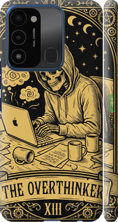 3D пластиковый матовый чехол The Overthinker для Tecno Spark 8C KG5k - 6774m-2680 изображение 