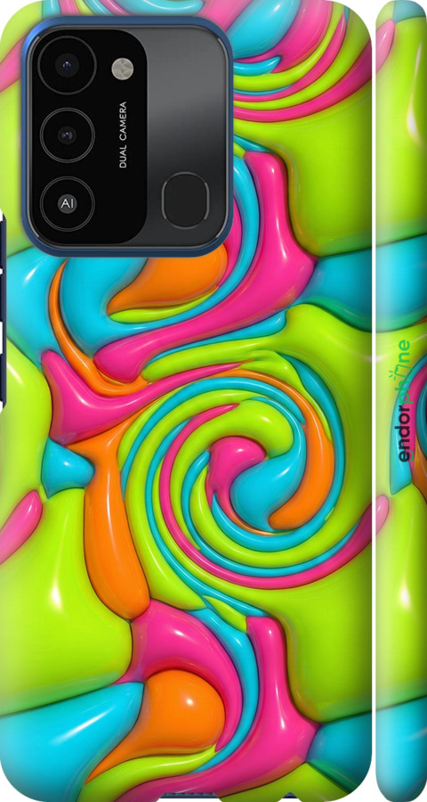 3D пластиковый матовый чехол Y2K Jelly Dream для Tecno Spark 8C KG5k - 6780m-2680 изображение 