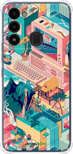 Силикон с усиленными углами чехол № 5393 для Tecno Spark 8C KG5k - 5393sp-2680 изображение 