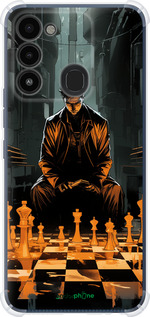 Силіконовий протиударний с посиленими кутами чехол Шахмати для Tecno Spark 8C KG5k - 5951sp-2680 изображение 