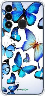 Силикон с усиленными углами чехол Бабочки для Tecno Spark Go 2022 KG5m - 6023sp-2638 изображение 