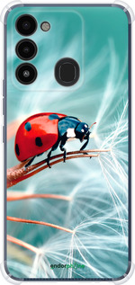 Силикон с усиленными углами чехол Божья коровка для Tecno Spark Go 2022 KG5m - 6049sp-2638 изображение 