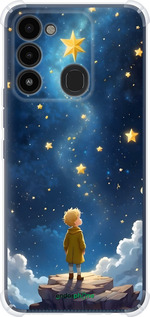Силикон с усиленными углами чехол Маленький принц для Tecno Spark Go 2022 KG5m - 6326sp-2638 изображение 