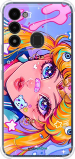 Силіконовий протиударний с посиленими кутами чехол Сейлор Мун 4 для Tecno Spark 8C KG5k - 6353sp-2680 изображение 