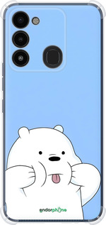 Силикон с усиленными углами чехол Милый мишка для Tecno Spark 8C KG5k - 6357sp-2680 изображение 