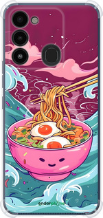 Силикон с усиленными углами чехол Рамен для Tecno Spark Go 2022 KG5m - 6360sp-2638 изображение 