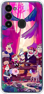 Силикон с усиленными углами чехол Гравити Фолз для Tecno Spark Go 2022 KG5m - 6365sp-2638 изображение 