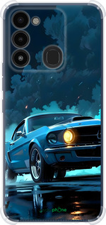 Силіконовий протиударний с посиленими кутами чехол Форд мустанг для Tecno Spark Go 2022 KG5m - 6374sp-2638 изображение 