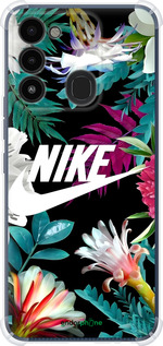 Силіконовий протиударний с посиленими кутами чехол Nike для Tecno Spark 8C KG5k - 6378sp-2680 изображение 