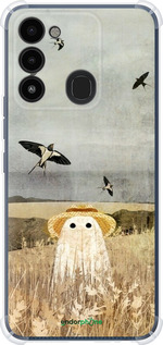 Силіконовий протиударний с посиленими кутами чехол Привид у полі для Tecno Spark 8C KG5k - 6427sp-2680 изображение 