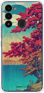 Силикон с усиленными углами чехол С изображением природы для Tecno Spark 8C KG5k - 6469sp-2680 изображение 