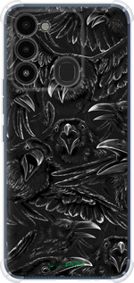 Силикон с усиленными углами чехол Воронья ярость для Tecno Spark Go 2022 KG5m - 6474sp-2638 изображение 