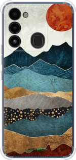 Силіконовий протиударний с посиленими кутами чехол захід сонця для Tecno Spark 8C KG5k - 6475sp-2680 изображение 