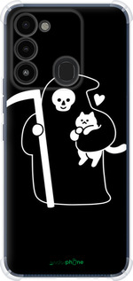 Силикон с усиленными углами чехол С изображением Кошек для Tecno Spark 8C KG5k - 6485sp-2680 изображение 