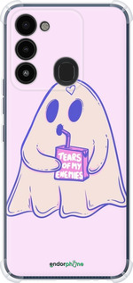 Силіконовий протиударний с посиленими кутами чехол Милий привид для Tecno Spark 8C KG5k - 6507sp-2680 изображение 