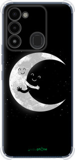 Силикон с усиленными углами чехол Лунные объятия для Tecno Spark 8C KG5k - 6508sp-2680 изображение 