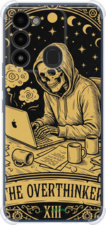 Силикон с усиленными углами чехол The Overthinker для Tecno Spark 8C KG5k - 6774sp-2680 изображение 