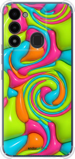 Силикон с усиленными углами чехол Y2K Jelly Dream для Tecno Spark Go 2022 KG5m - 6780sp-2638 изображение 