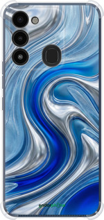 Силикон с усиленными углами чехол Liquid Chrome для Tecno Spark 8C KG5k - 6781sp-2680 изображение 