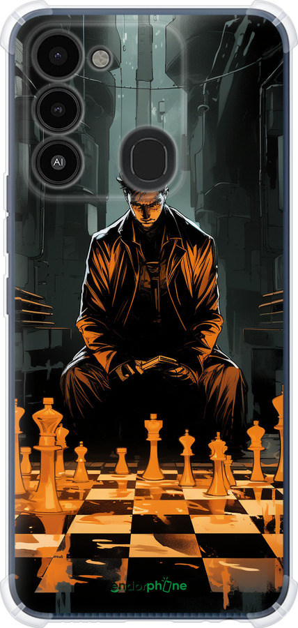 Силіконовий протиударний с посиленими кутами чехол Шахмати для Tecno Spark 8C KG5k - 5951sp-2680 изображение 