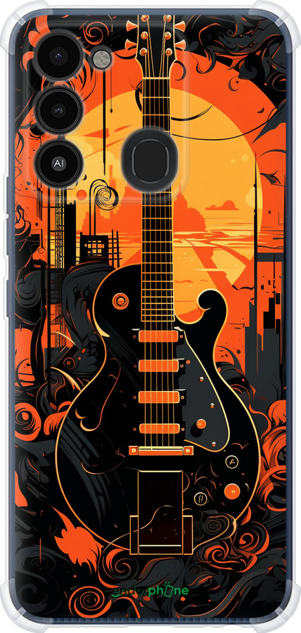 Силикон с усиленными углами чехол Гитара для Tecno Spark 8C KG5k - 5957sp-2680 изображение 