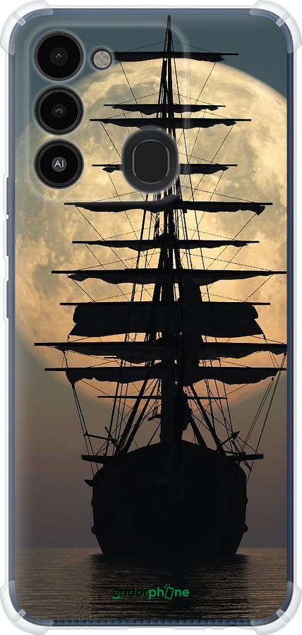 Силикон с усиленными углами чехол Корабль для Tecno Spark Go 2022 KG5m - 5998sp-2638 изображение 