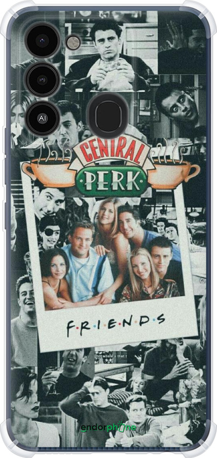 Силіконовий протиударний с посиленими кутами чехол Друзі для Tecno Spark Go 2022 KG5m - 6276sp-2638 изображение 