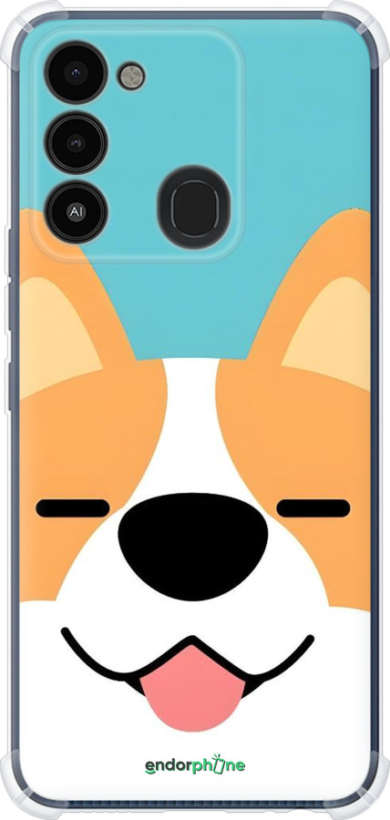 Силикон с усиленными углами чехол Корги для Tecno Spark 8C KG5k - 6280sp-2680 изображение 