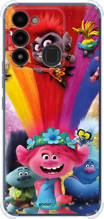 Силикон с усиленными углами чехол Троли для Tecno Spark 8C KG5k - 6343sp-2680 изображение 