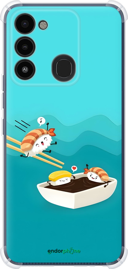 Силикон с усиленными углами чехол Суши для Tecno Spark 8C KG5k - 6354sp-2680 изображение 