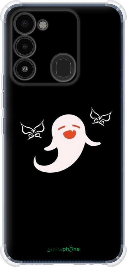 Силіконовий протиударний с посиленими кутами чехол Genshin Impact Ху Тао Мистецтво духу-примари для Tecno Spark 8C KG5k - 6534sp-2680 изображение 