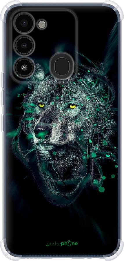 Силикон с усиленными углами чехол Wolf для Tecno Spark Go 2022 KG5m - 6610sp-2638 изображение 