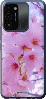 Силиконовый чехол Сакура для Tecno Spark 8C KG5k - 6029u-2680 изображение 