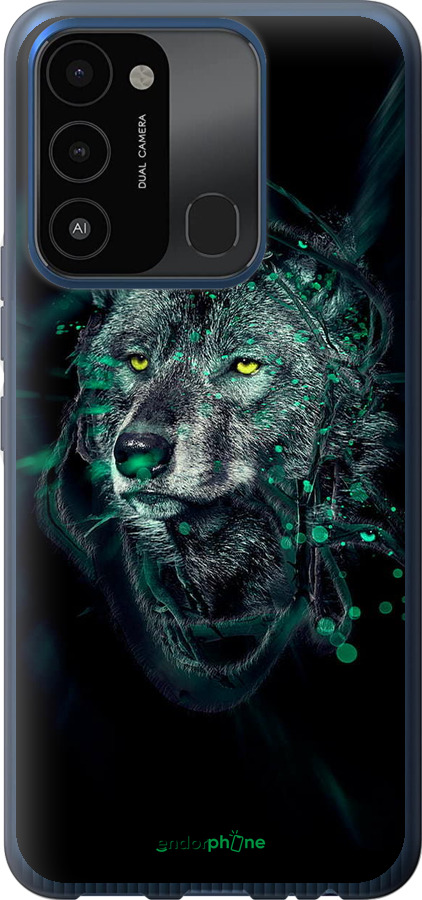 Силиконовый чехол Wolf для Tecno Spark 8C KG5k - 6610u-2680 изображение 