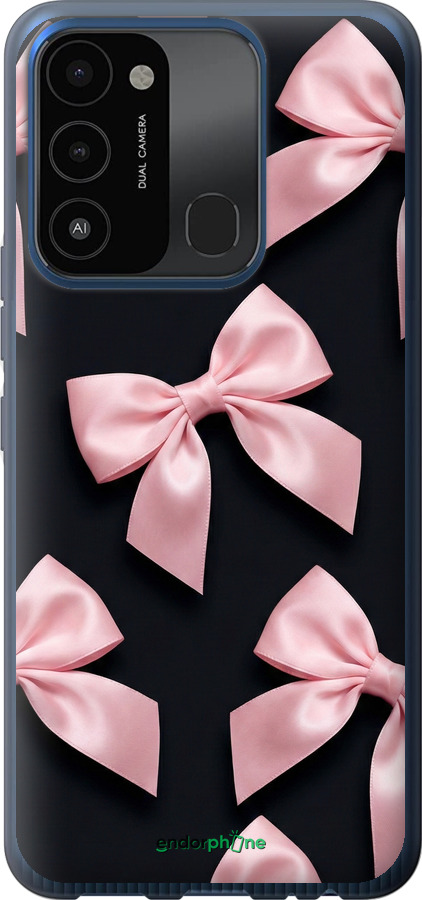 Силиконовый чехол Coquette Ribbons Dark Coquette для Tecno Spark 8C KG5k - 6767u-2680 изображение 