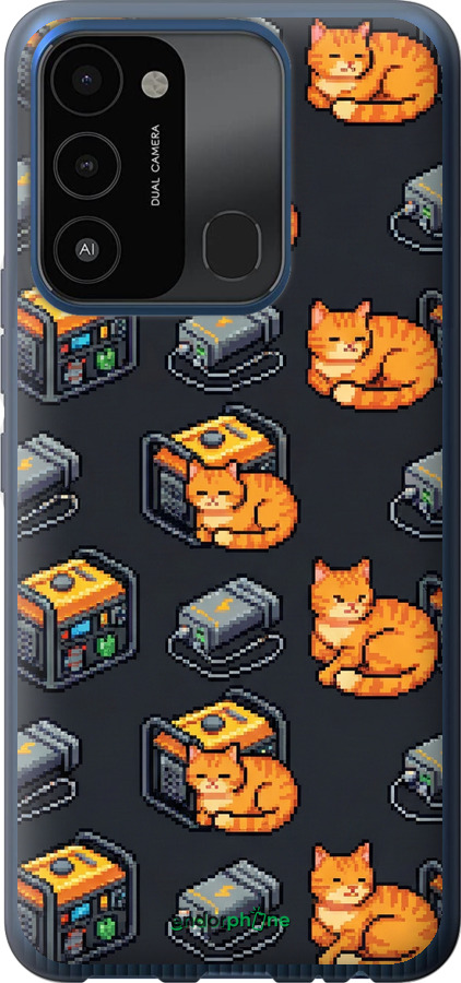 Силиконовый чехол Autonomous Zone для Tecno Spark 8C KG5k - 6771u-2680 изображение 