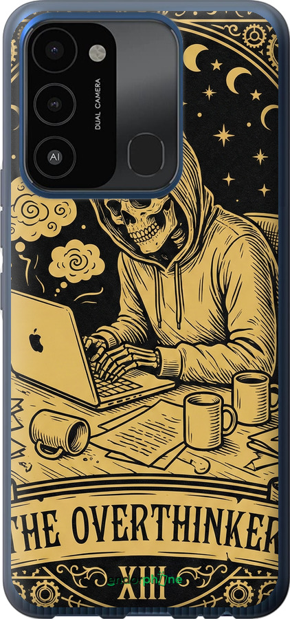 Силиконовый чехол The Overthinker для Tecno Spark 8C KG5k - 6774u-2680 изображение 