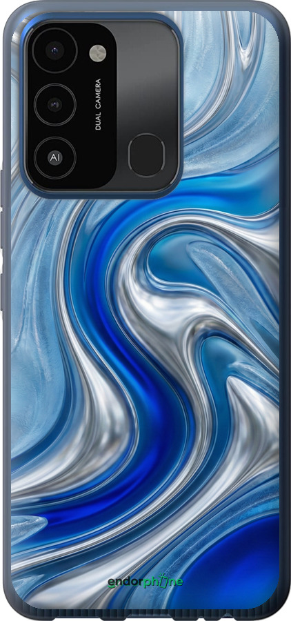 Силіконовий чехол Liquid Chrome для Tecno Spark 8C KG5k - 6781u-2680 изображение 