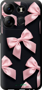 TPU чехол Coquette Ribbons Dark Coquette для Infinix Smart 7 - 6767b-3195 изображение 