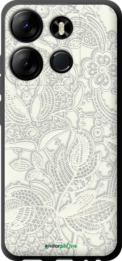 TPU чехол Біле мереживо для Infinix Smart 7 - 4383b-3195 изображение 